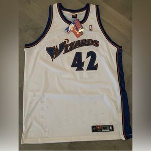 Nike NBA Washington Wizards Jersey #42 Jerry Stackhouse sz 56 Authentic …